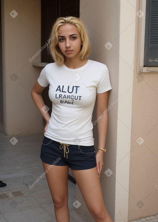 Algerian adult female with  blonde hair