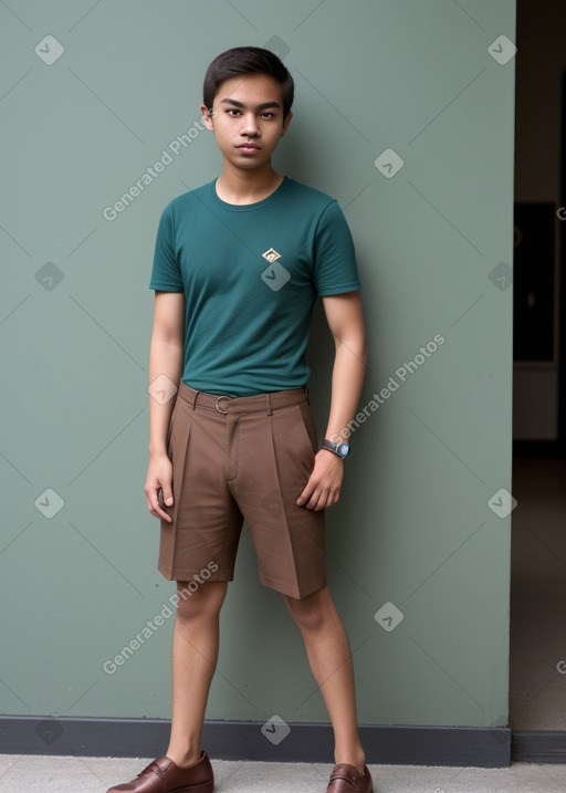 Malaysian young adult male with  brown hair