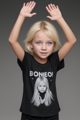 Child female with  blonde hair