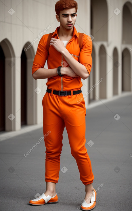 Bahraini young adult male with  ginger hair