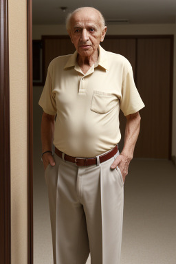 Arab elderly male with  ginger hair