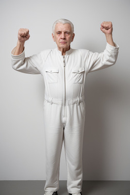 Polish elderly male with  white hair