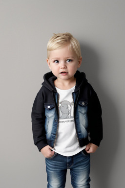 New zealand infant boy with  blonde hair