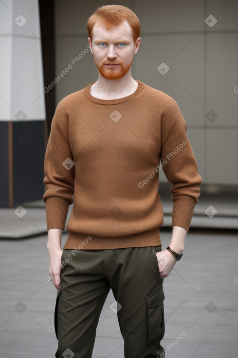 Belarusian adult male with  ginger hair