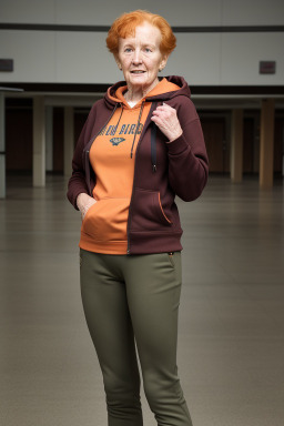 Irish elderly female with  ginger hair