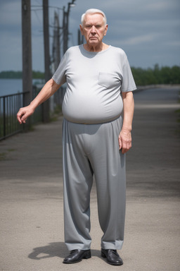 Estonian elderly male with  gray hair