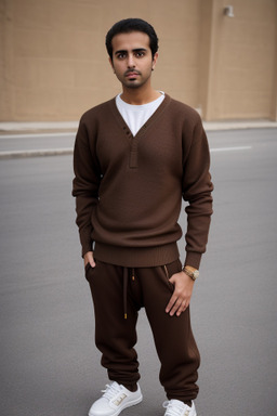 Saudi arabian adult male with  brown hair