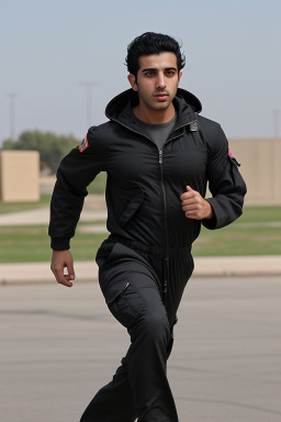 Jordanian adult male with  black hair