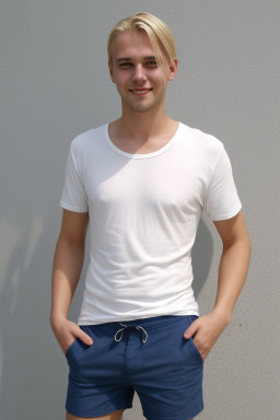 Slovak adult male with  blonde hair