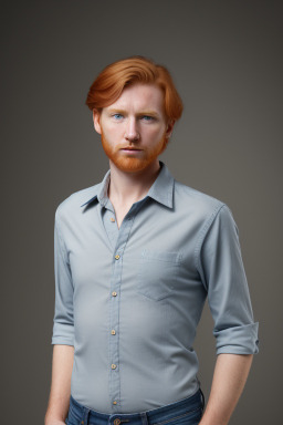 Slovenian adult male with  ginger hair