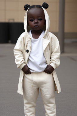 Sudanese infant boy with  white hair