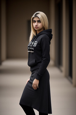 Pakistani young adult female with  blonde hair