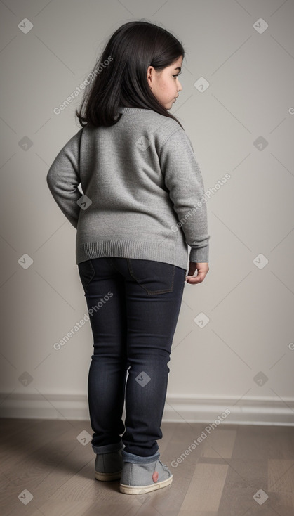 Iraqi child girl with  gray hair