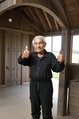 Honduran elderly male with  black hair