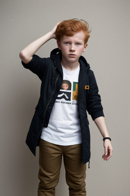 Ecuadorian child boy with  ginger hair