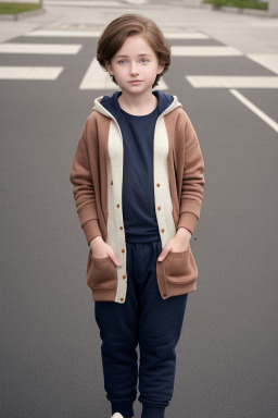 Child male with  brown hair