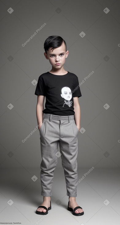 Dutch child boy with  black hair