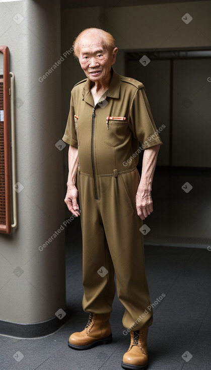 Singaporean elderly male with  ginger hair