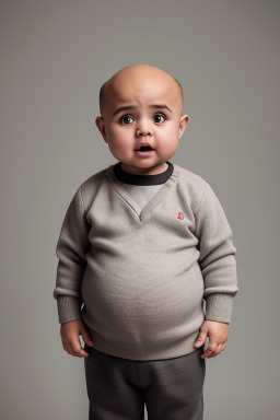 Omani infant boy with  gray hair