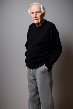 Norwegian elderly male with  black hair