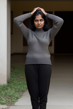 Sri lankan 45 years female with  black hair