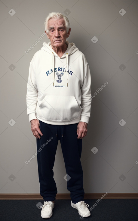 Irish elderly male with  white hair