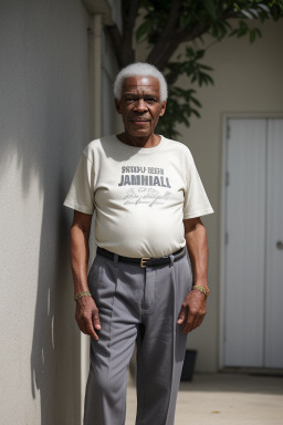 Jamaican elderly male with  gray hair