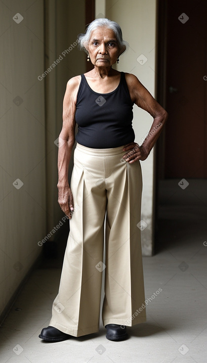 Bangladeshi elderly female with  black hair