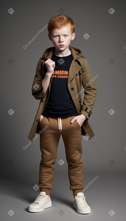 Dutch child boy with  ginger hair