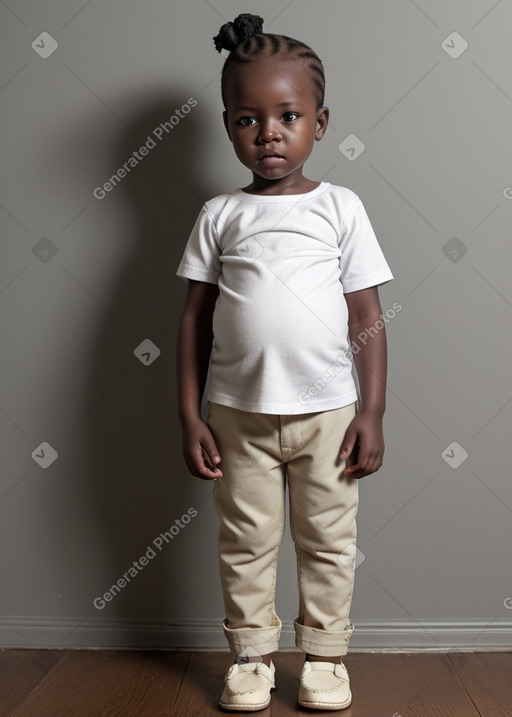 Zimbabwean infant boy with  white hair