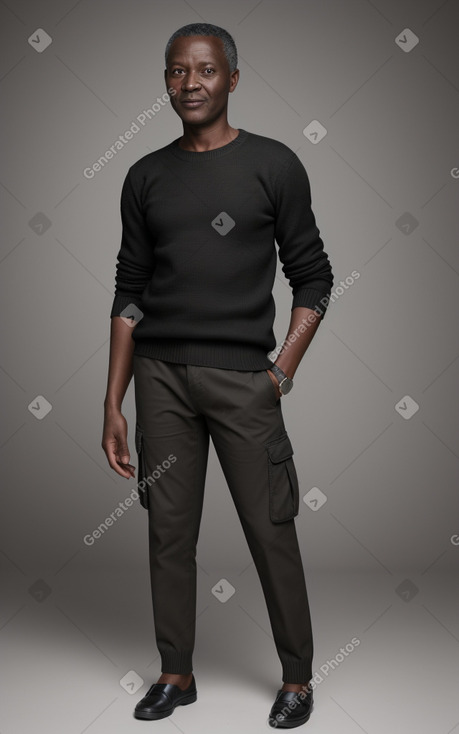 Togolese 45 years male with  black hair