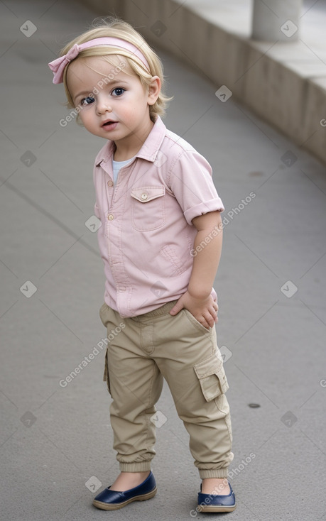 Portuguese infant boy with  blonde hair