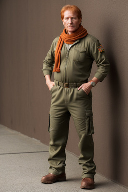 Bolivian middle-aged male with  ginger hair