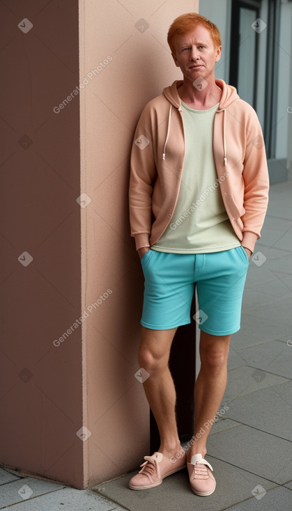 45 years male with  ginger hair