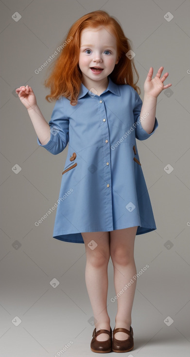 Canadian infant female with  ginger hair