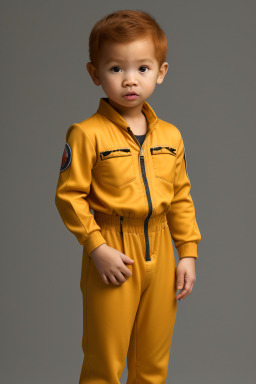 Filipino infant boy with  ginger hair