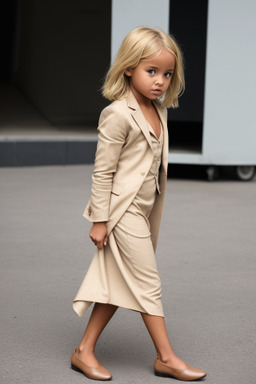 Child female with  blonde hair