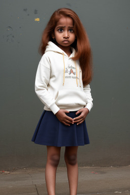 Sri lankan infant girl with  ginger hair