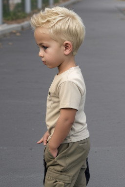 Libyan infant boy with  blonde hair