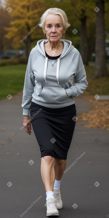 Irish elderly female with  blonde hair