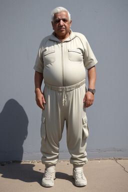 Egyptian elderly male with  white hair