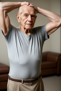 Hispanic elderly male with  ginger hair