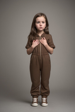 Swiss infant girl with  brown hair