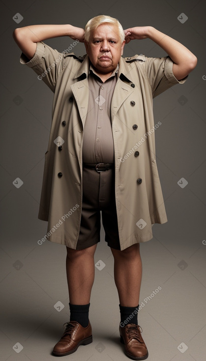 Venezuelan elderly male with  blonde hair