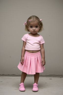 Honduran infant girl with  blonde hair