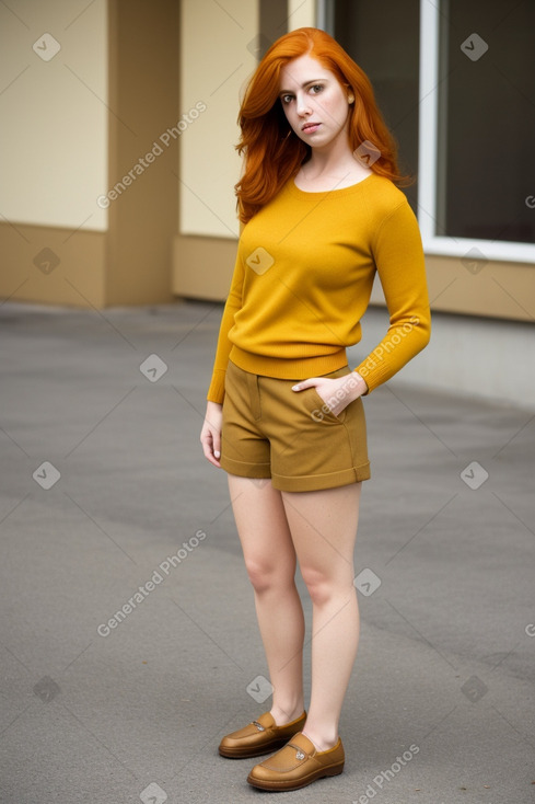 Hispanic adult female with  ginger hair