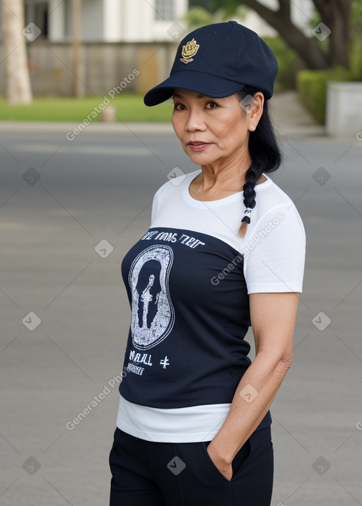 Filipino 45 years female with  black hair