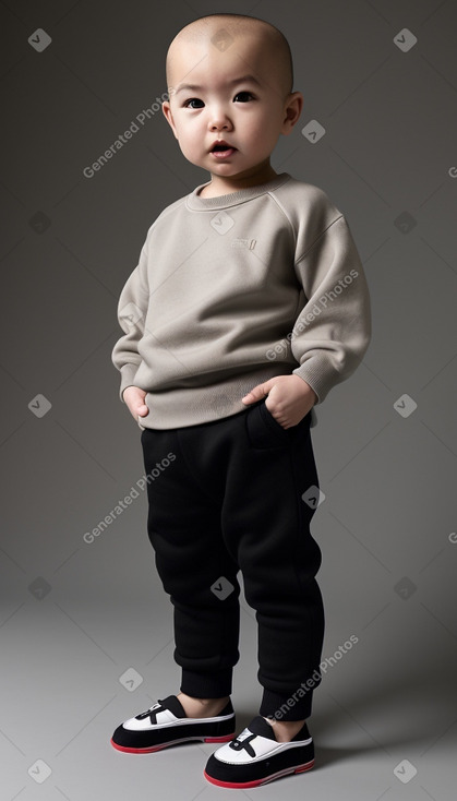 Japanese infant boy with  black hair