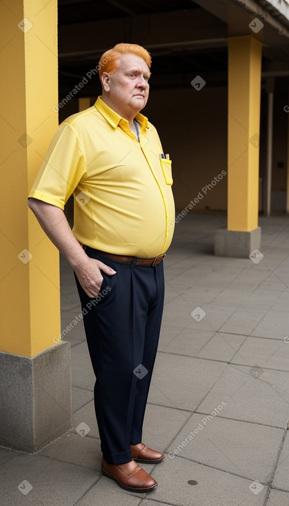 Ecuadorian elderly male with  ginger hair