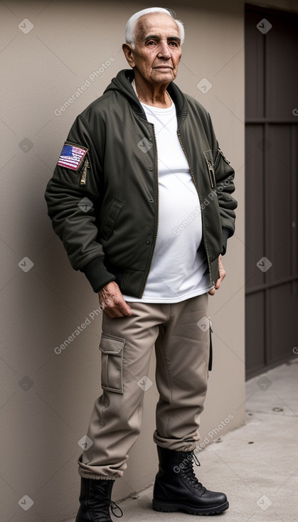 Cuban elderly male with  black hair